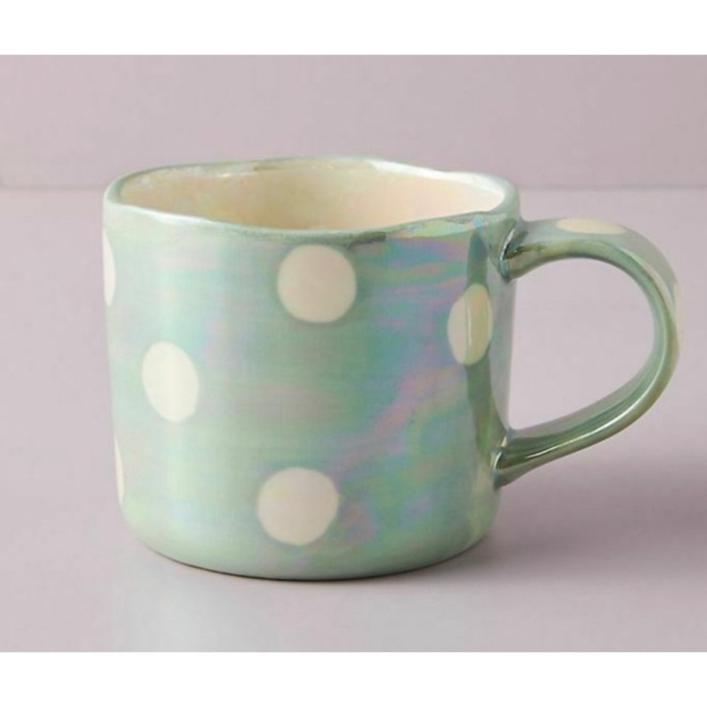 NEW ANTHROPOLOGIE Snowbound Tree Figurine Mug